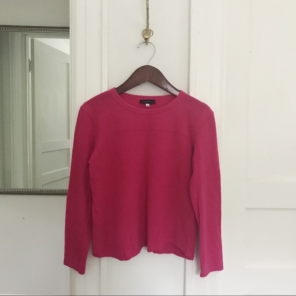 Bright Pink Byblos 3/4 Length Tee